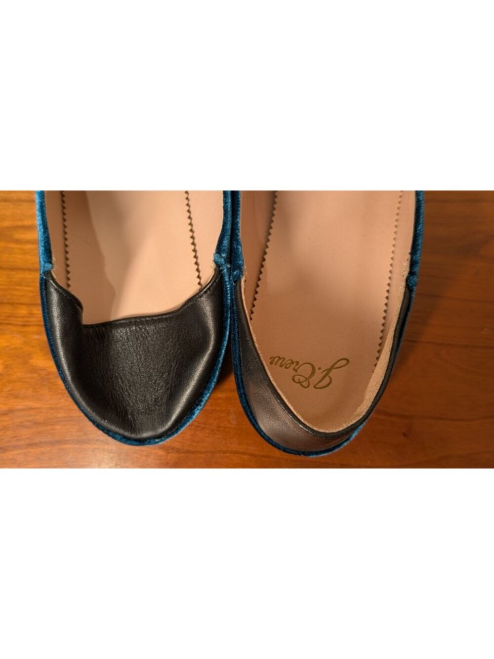 NEW J. Crew Convertible Smoking Slipper in Deep Sea, Women's Size 8/EU 38.5 - Picture 7 of 14